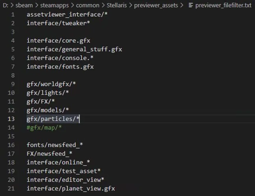 preview 文件配置